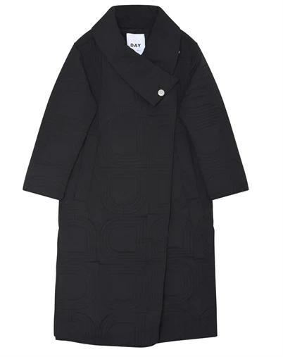 Day Birger et Mikkelsen - Teme Rhombus Quilt Jakke - Black